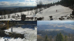 Sdružený snímek okolí chaty Myslivna