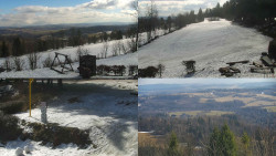 Sdružený snímek okolí chaty Myslivna