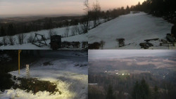 Sdružený snímek okolí chaty Myslivna