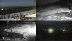 Sdružený snímek okolí chaty Myslivna