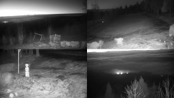 Sdružený snímek okolí chaty Myslivna