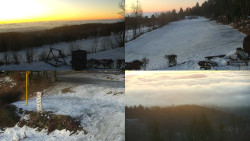 Sdružený snímek okolí chaty Myslivna