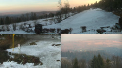 Sdružený snímek okolí chaty Myslivna