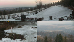 Sdružený snímek okolí chaty Myslivna