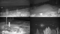 Sdružený snímek okolí chaty Myslivna