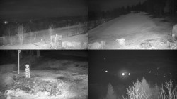 Sdružený snímek okolí chaty Myslivna