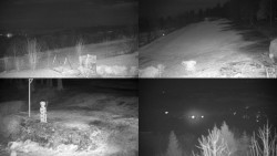 Sdružený snímek okolí chaty Myslivna