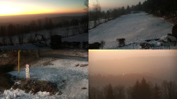 Sdružený snímek okolí chaty Myslivna