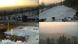 Sdružený snímek okolí chaty Myslivna