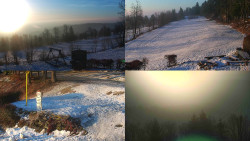 Sdružený snímek okolí chaty Myslivna