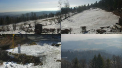 Sdružený snímek okolí chaty Myslivna