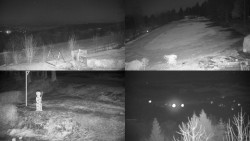 Sdružený snímek okolí chaty Myslivna