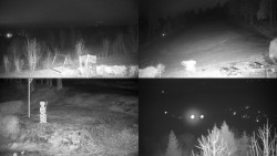 Sdružený snímek okolí chaty Myslivna