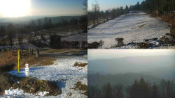 Sdružený snímek okolí chaty Myslivna