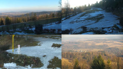 Sdružený snímek okolí chaty Myslivna