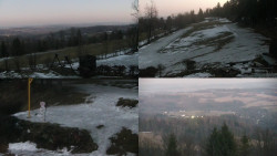 Sdružený snímek okolí chaty Myslivna