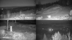 Sdružený snímek okolí chaty Myslivna