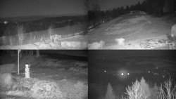 Sdružený snímek okolí chaty Myslivna