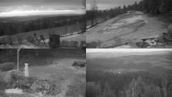 Sdružený snímek okolí chaty Myslivna