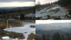 Sdružený snímek okolí chaty Myslivna