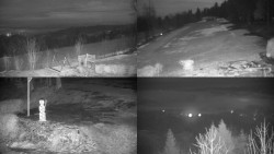 Sdružený snímek okolí chaty Myslivna