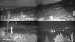 Sdružený snímek okolí chaty Myslivna