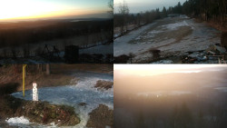 Sdružený snímek okolí chaty Myslivna