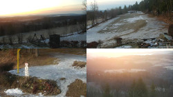 Sdružený snímek okolí chaty Myslivna