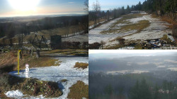 Sdružený snímek okolí chaty Myslivna