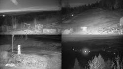 Sdružený snímek okolí chaty Myslivna