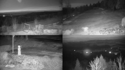 Sdružený snímek okolí chaty Myslivna