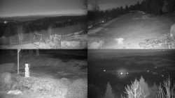 Sdružený snímek okolí chaty Myslivna