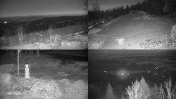 Sdružený snímek okolí chaty Myslivna