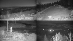 Sdružený snímek okolí chaty Myslivna