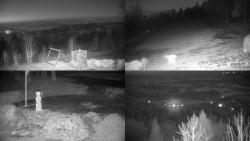 Sdružený snímek okolí chaty Myslivna