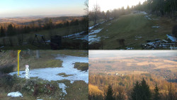 Sdružený snímek okolí chaty Myslivna