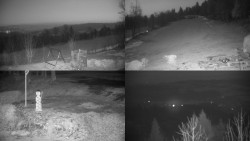 Sdružený snímek okolí chaty Myslivna