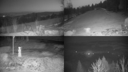 Sdružený snímek okolí chaty Myslivna