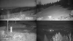 Sdružený snímek okolí chaty Myslivna