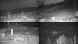 Sdružený snímek okolí chaty Myslivna