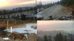 Sdružený snímek okolí chaty Myslivna