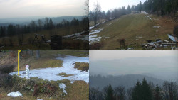 Sdružený snímek okolí chaty Myslivna