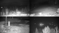 Sdružený snímek okolí chaty Myslivna