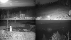 Sdružený snímek okolí chaty Myslivna