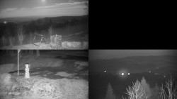 Sdružený snímek okolí chaty Myslivna