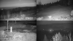 Sdružený snímek okolí chaty Myslivna