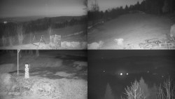 Sdružený snímek okolí chaty Myslivna