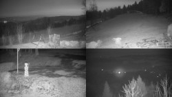 Sdružený snímek okolí chaty Myslivna