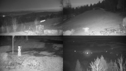 Sdružený snímek okolí chaty Myslivna