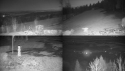 Sdružený snímek okolí chaty Myslivna